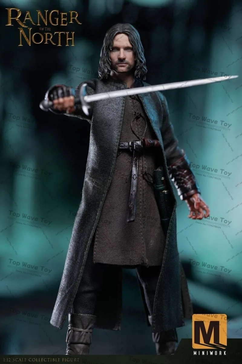 New Stock MiniWork MW-001 1/12 Scale Male Soldier GameSoldier Rangers Of The North Full Set 6'' Action Figure Model Toy - view 5