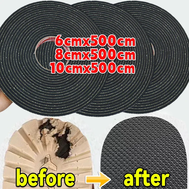 500CM Non-Slip Shoes Stickers No-adhesive High Heel Sticker Anti-Slip Heel Sole Protectors Long Lasting Shoes Care Pads Cushion image 2