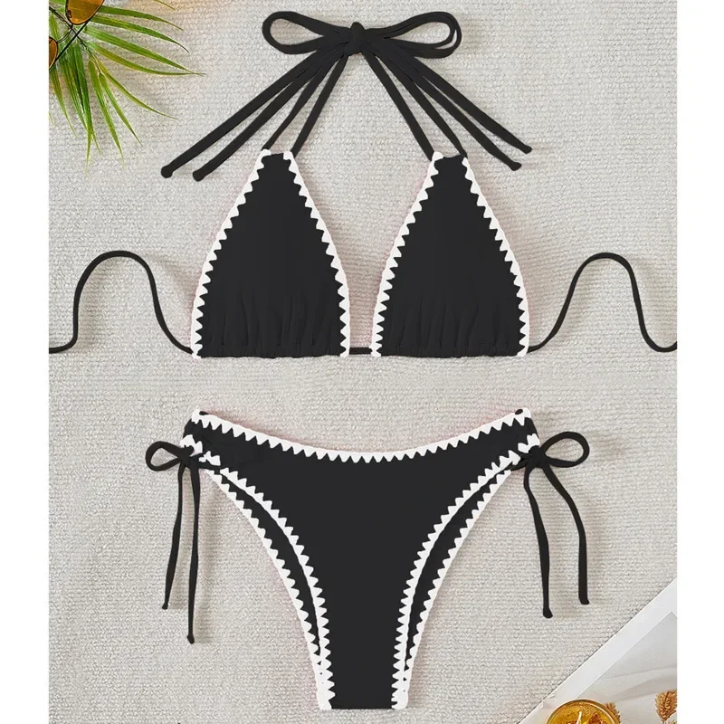 夏のセクシーなビキニ水着女性の水着プッシュアップ女性ビーチ水着水着ブラジルビキニセットプール海水浴者