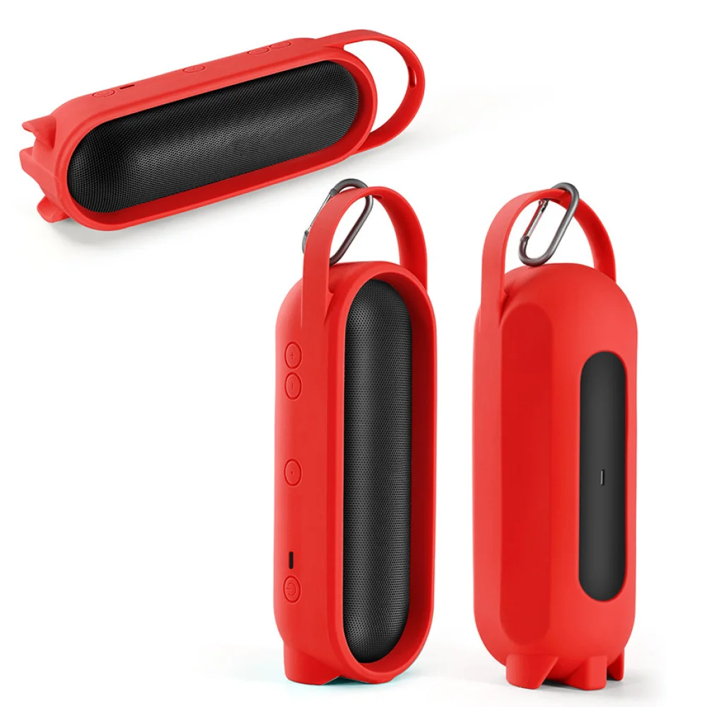 ​ حافظة سيليكون صوتية لاسلكية متوافقة مع تقنية البلوتوث لملحقات الصوت Pill 2024 المضادة للخدش