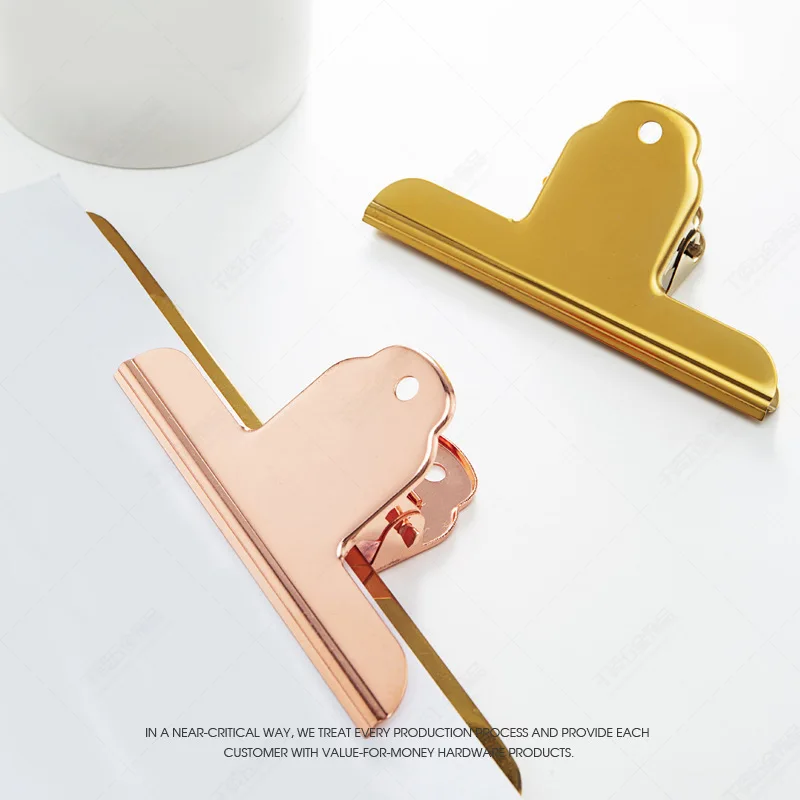 

20pcs/lot Large Stainless Steel Metal Clips Strong Binders Paper Clips School Office Stationery Supplies File Storage