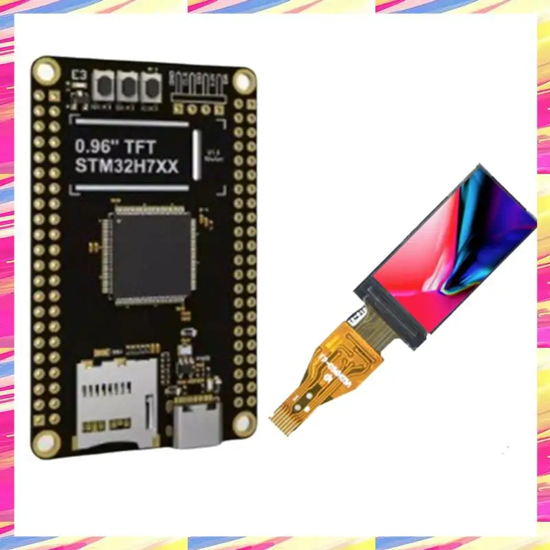 AIAI STM32H7 Core Board + 0,96 inch scherm STM32H750VBT6 Development Board Minimale moederbord STM32 Development Board