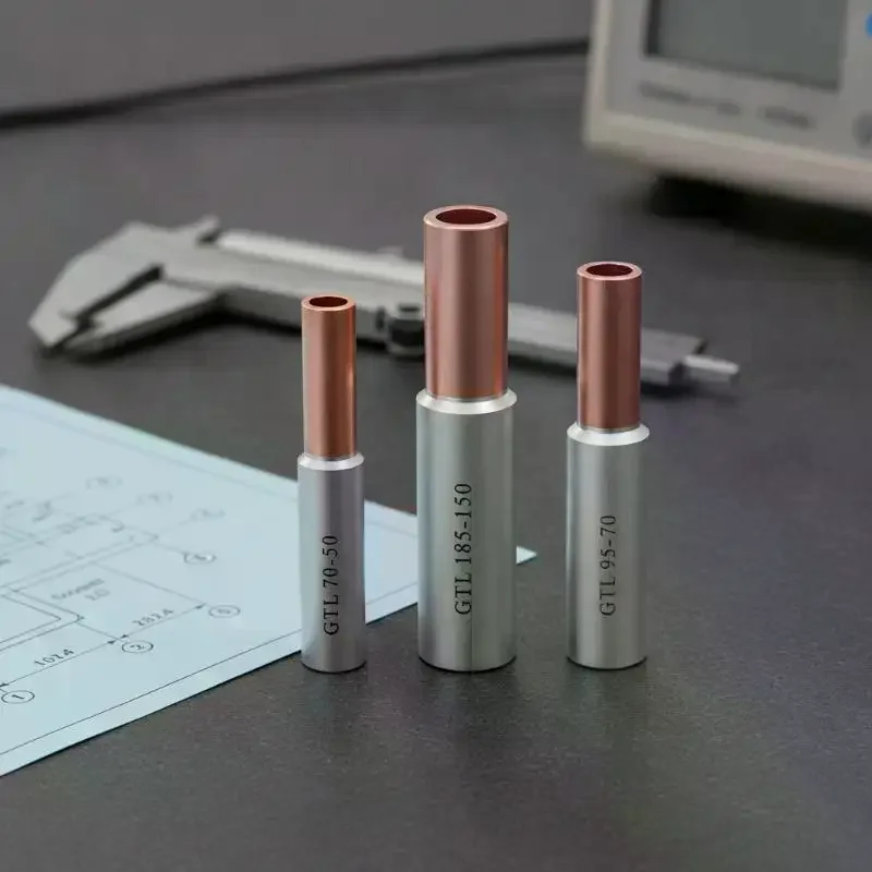 Compression Copper Aluminum CU-AL Tube Bimetallic Crimp Terminal Cable Wire Connector Splice Sleeve Lug Ferrule GTL Series