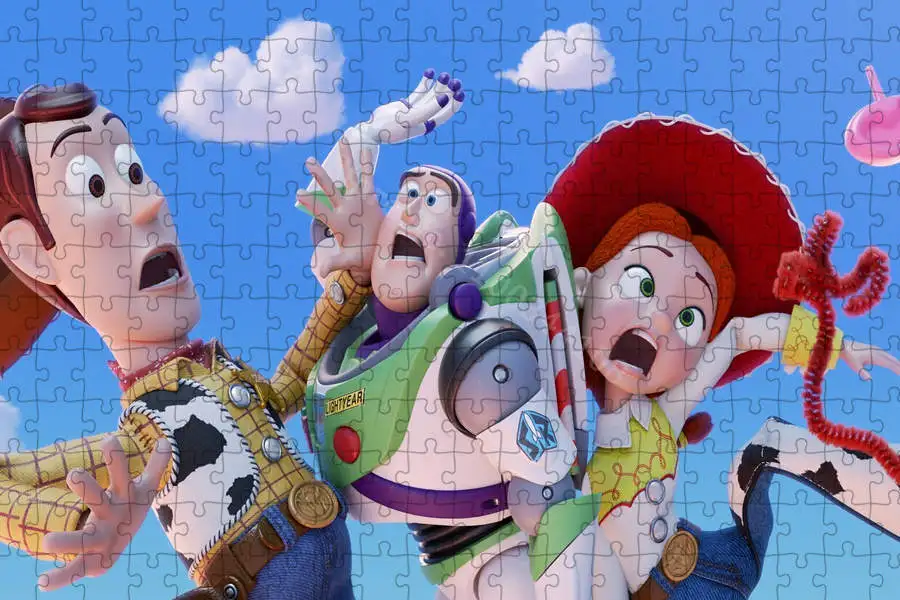 Disney Toy Story Puzzle Buzz Lightyear 35/300/500/1000 Pieces Jigsaw Puzzles Funny Cartoon Toys for Children Creative Gift