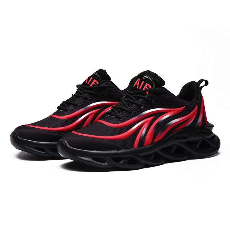 New Men's Shoes 2024 Spring Korean Versatile Men's Sports Elevated Wind Flame Little Red Tide Shoes Casual Men's Shoes