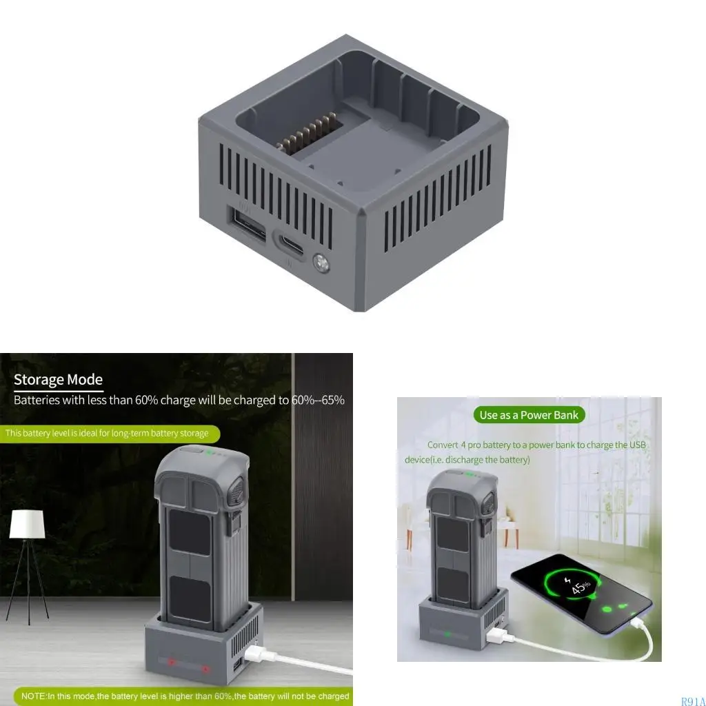 

R91A Rapid Recharges Battery Chargers Adapters for 4 Frequent Travel