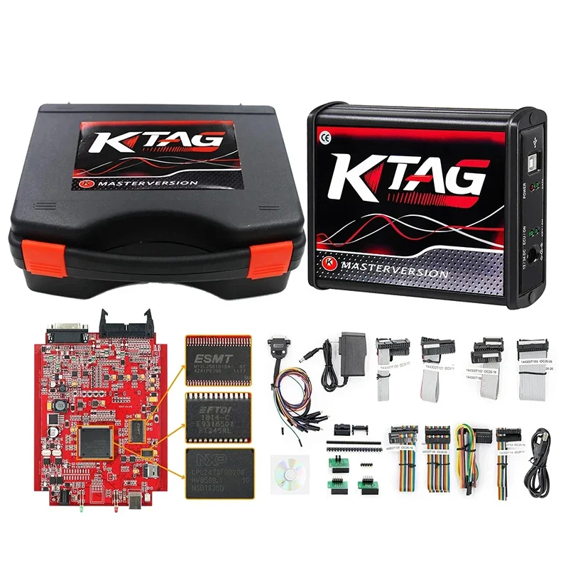 ECU Tool For Ktag V7.020 OBD2 Tuning ECU Programmer with Toolbox