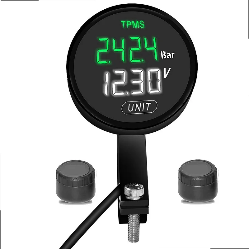 

Motorcycle Tire Pressure Monitor TPMS Wireless QC3.0 High-Precision Tester