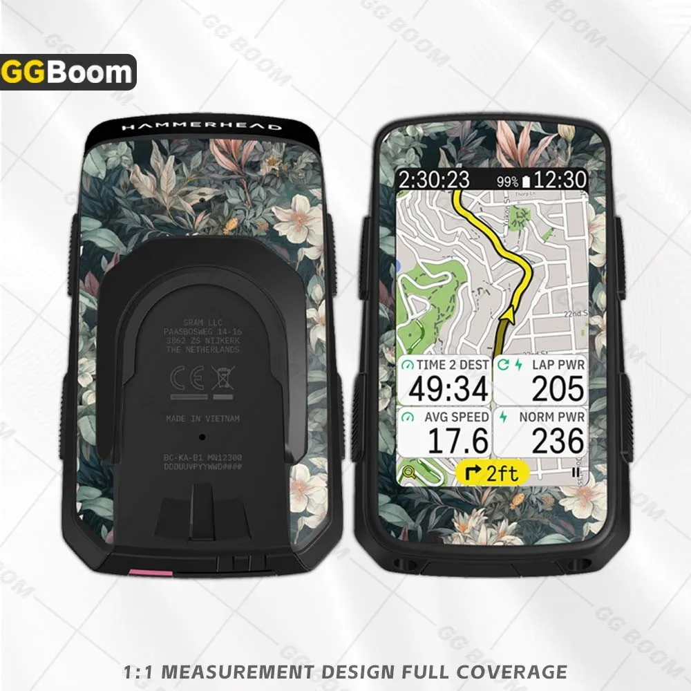 For HAMMERHEAD KAROO 3 GPS Cycle Bike Computer Sticker Waterproof Personality Colorful Decor Protection Shell Frame Skin Decal 6