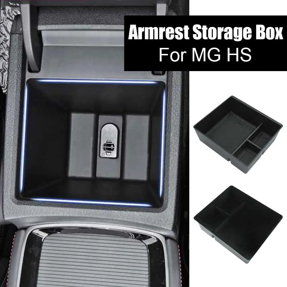 For Mg Hs / Ehs Ev 2018-2024 Centre Console Organizer Armrest Interior Tray Box Glove Car Accessories Box Storage Y8s4