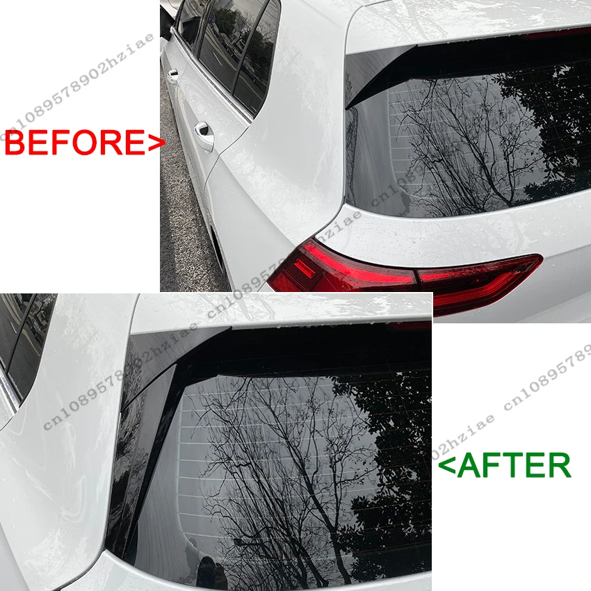 Heckscheiben-Seitenspoilerflügel für Volkswagen VW Golf 8 MK8 GTI GTD GTE TSI TDI R-Linie 2020–2024 Canards Splitter Tuning Trim – Detail 6