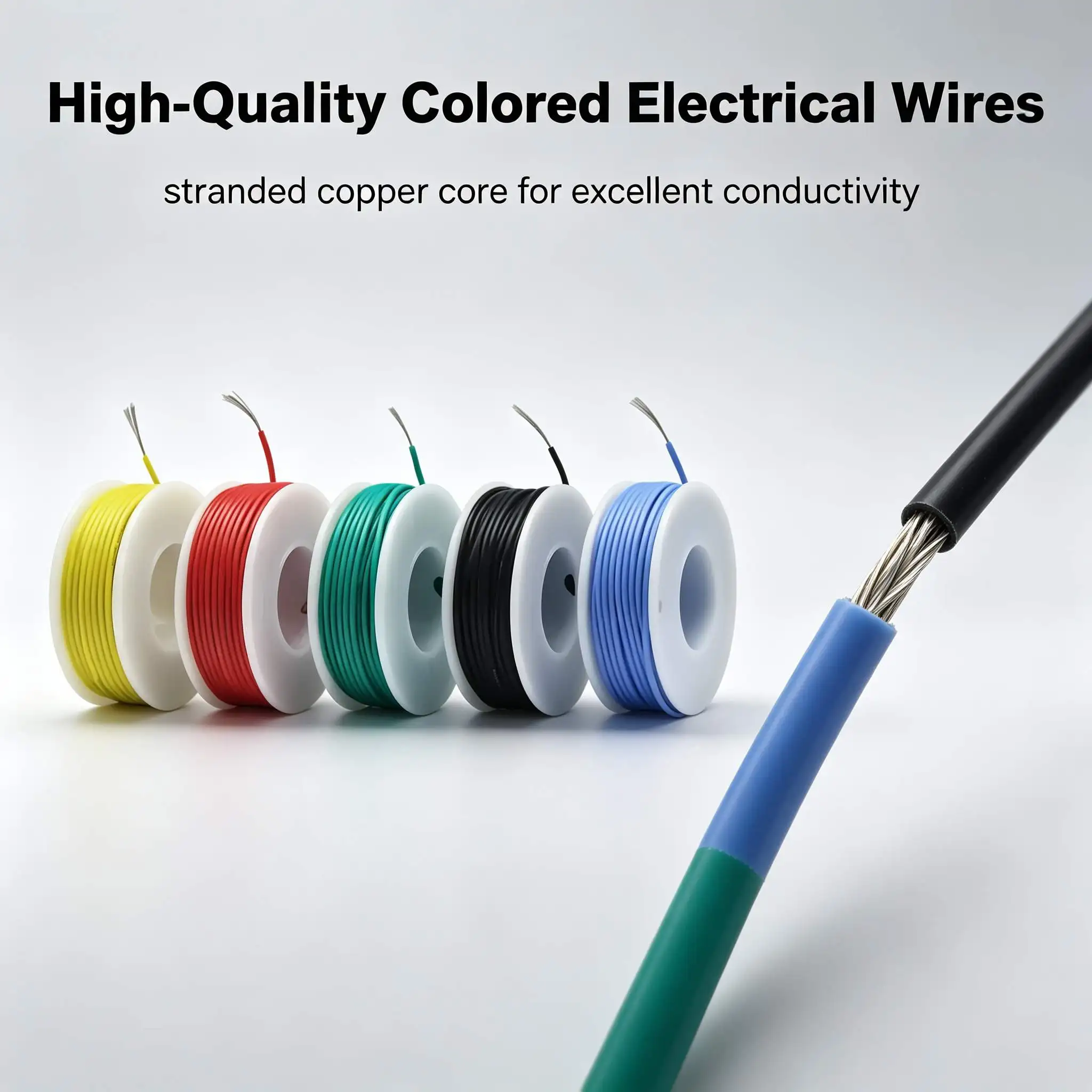 3 meter/9.8ft,18 20 22 24 26 28AWG Silicone Electric Wire - Soft, Flexible Tin-Copper Wire