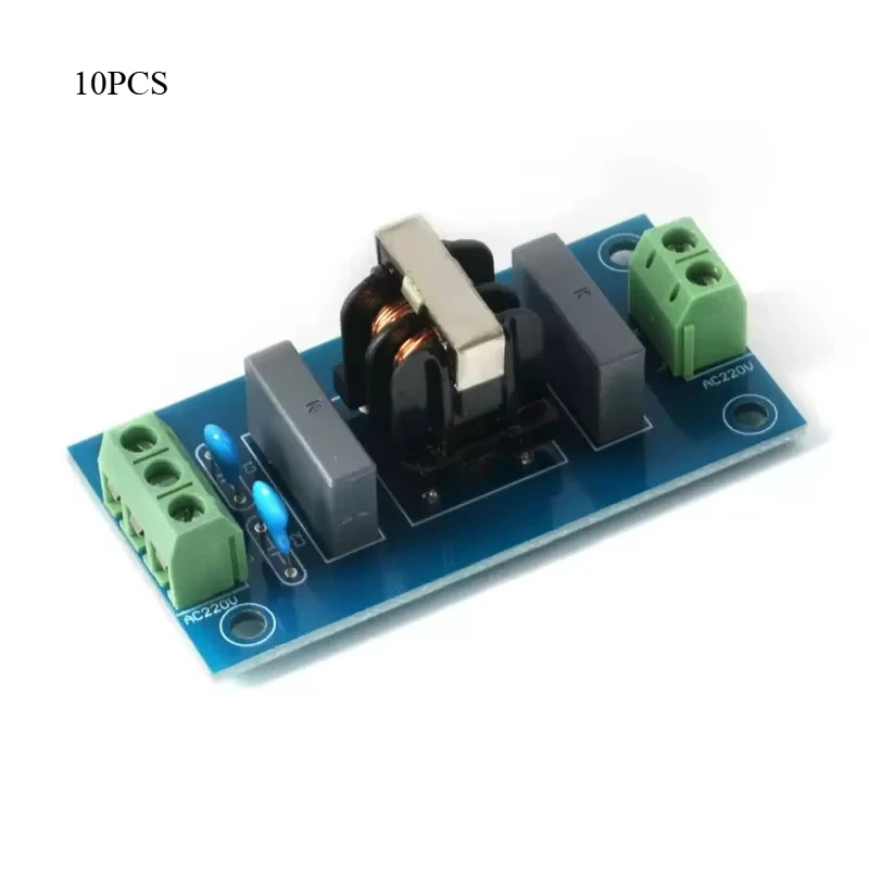 1/5/10PCS Stlxy EMI Filter Sound Booster Filter Socket 220V 2A EMI Filter Module Power Board