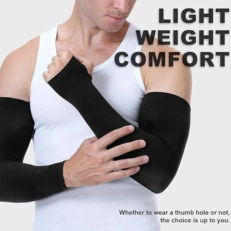 UPF 50+ Sun Sleeves for Arms, Cooling Cycling Arm Covers UV Protection, Breathable & Stretchable for Running, Driving, Outdoor​