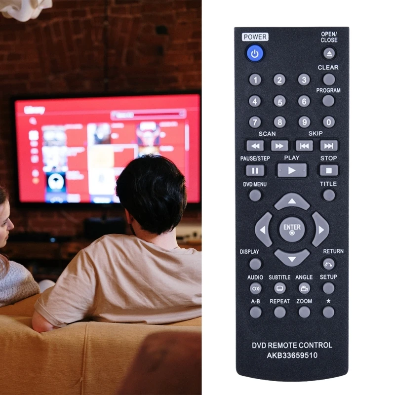 High Quality Remote Control For LG DVD Player AKB33659510 DVX390 DVD Player