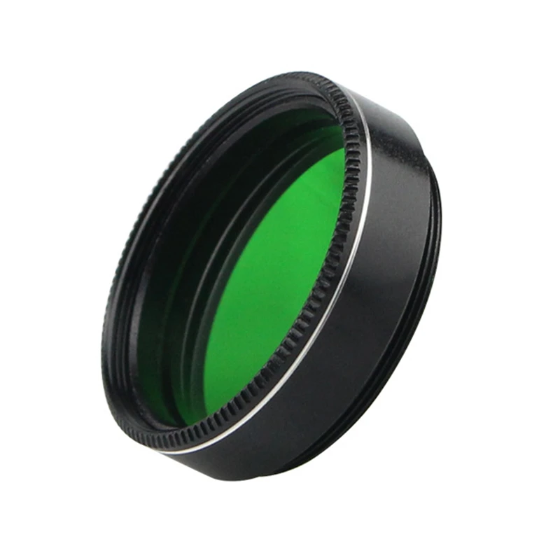 Agnicy Silver Fox Series 1.25 Inch 31.7mm with Optical Glass M28*0.6mm Green Color Telescope Green Nebula Filter