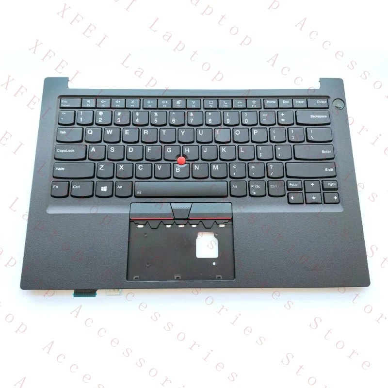 

Новая клавиатура с подсветкой и подставкой для рук для Lenovo ThinkPad E14 Gen 4, черная, 5M10W64672