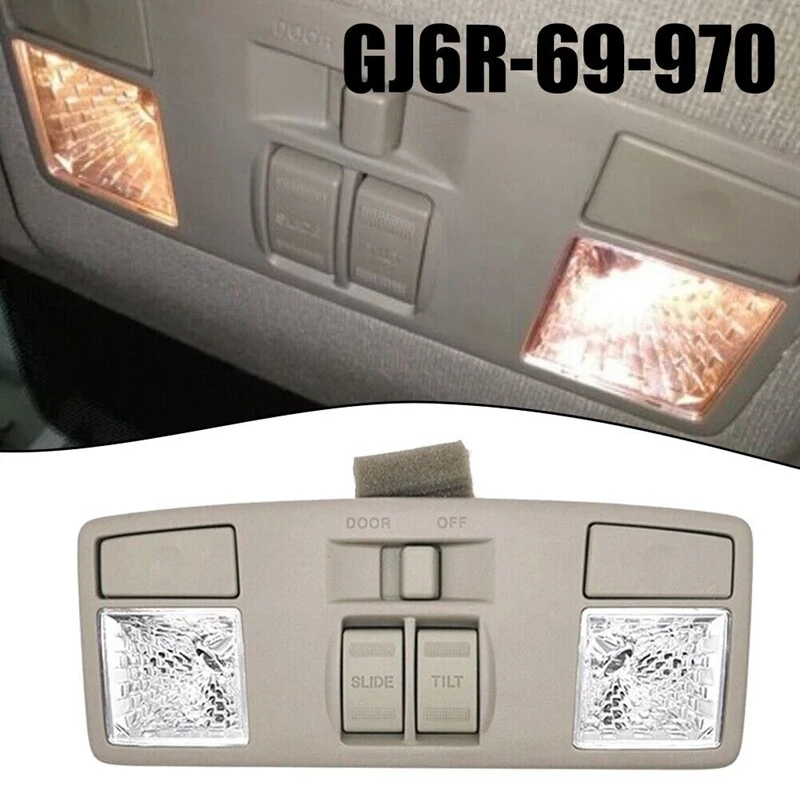 Car Overhead Reading Light Sunroof Switch GJ6R-69-970 For Mazda 6 GG 3 BK Mazda 5 CX-7 Console Dome Lamp BBM6-69-970B-75