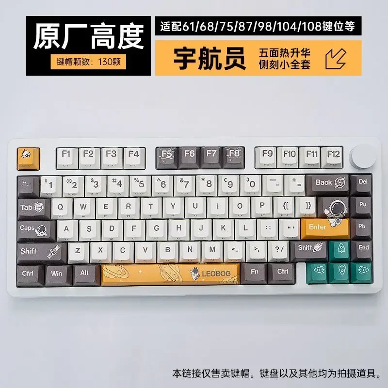 

Side engraved small full set of mechanical keyboard keycaps