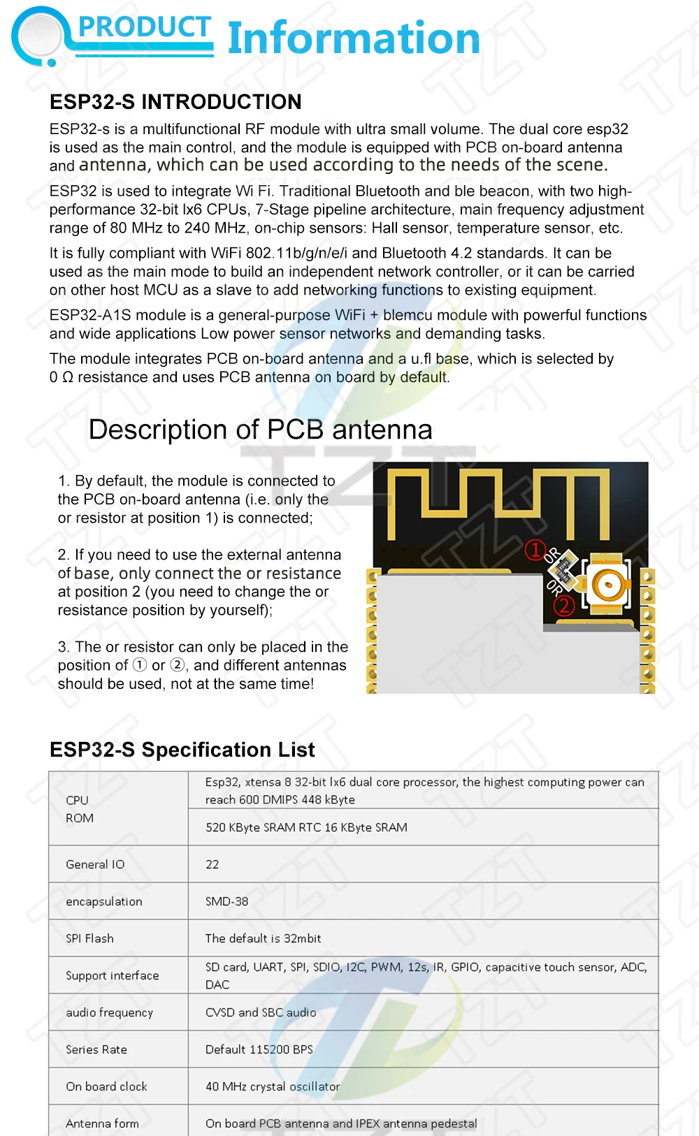 ESP8266 ESP-01 ESP-01S ESP-07 ESP-12E ESP-12F ESP-32 ESP-32S Serielles WLAN-Modul Drahtloser Transceiver 2,4G für Arduino – Detail 20