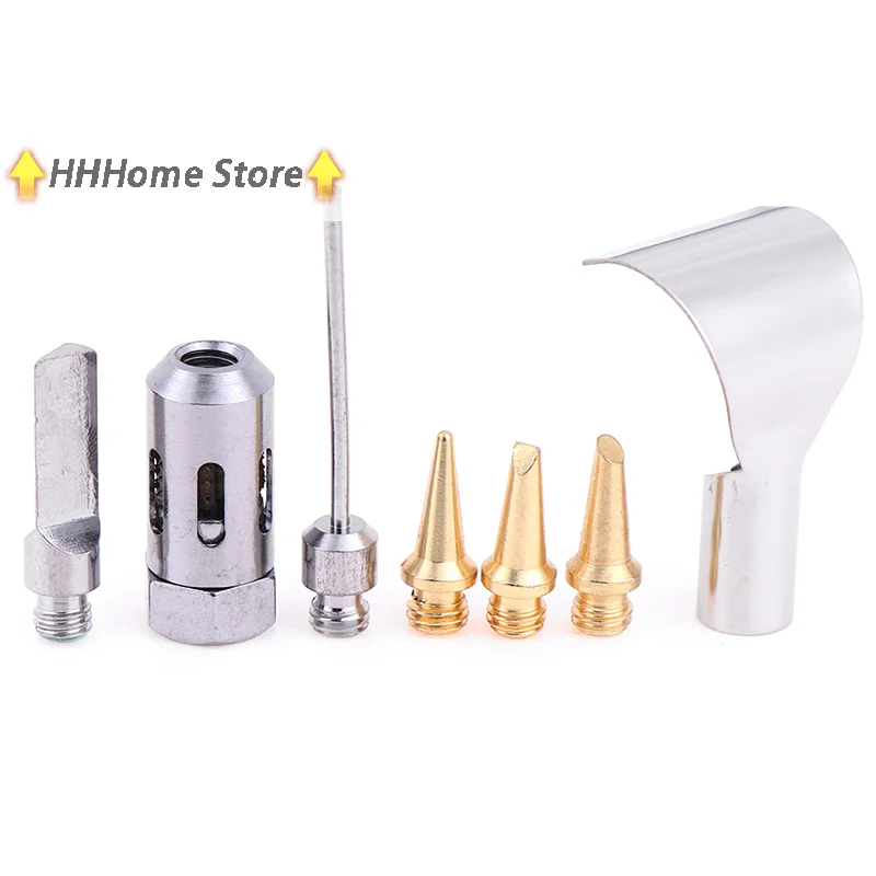 1 قطعة مجموعة مكواة لحام الغاز طقم لحام أداة قلم شعلة رأس حديد لحام الغاز