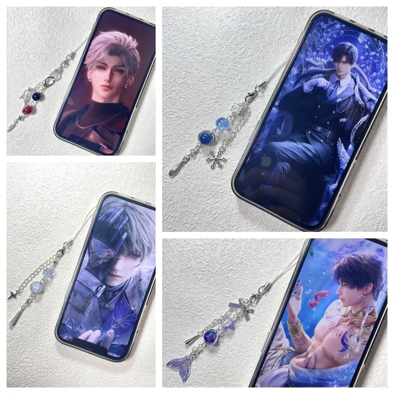 

Love And Deep Space Peripherals Zayne Mobile Phone Pendant Rafayel Original Handmade Lanyard Sylus Pendant Xavier Peripherals