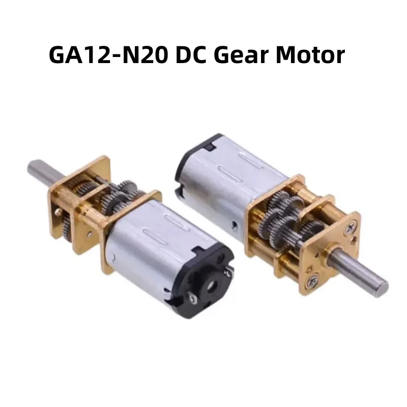 3V6V12V GA12-N20 5~40RPM Mini DC Gear Motor 1:1000 Speed Ratio Large Torque Low Speed DIY Model