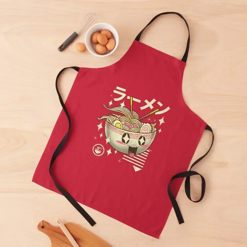 

Kawaii Ramen Apron Waterproof women For Women men Women's Dresses Apron