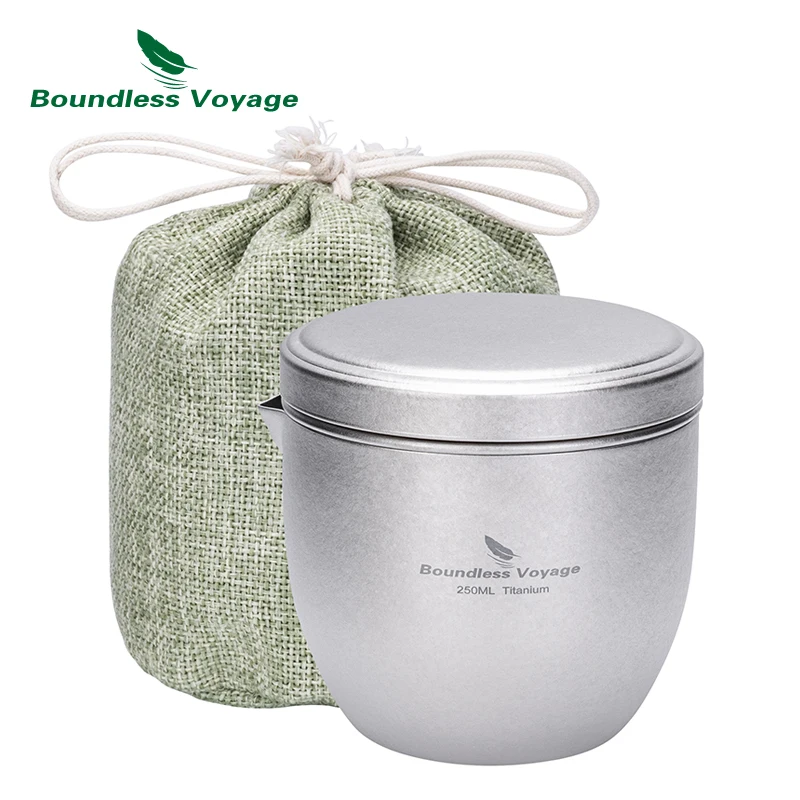 

Boundless Voyage Tea Cup Set 250ml Insulated Travel Tea Maker Outdoor Cup for Home Office Camping