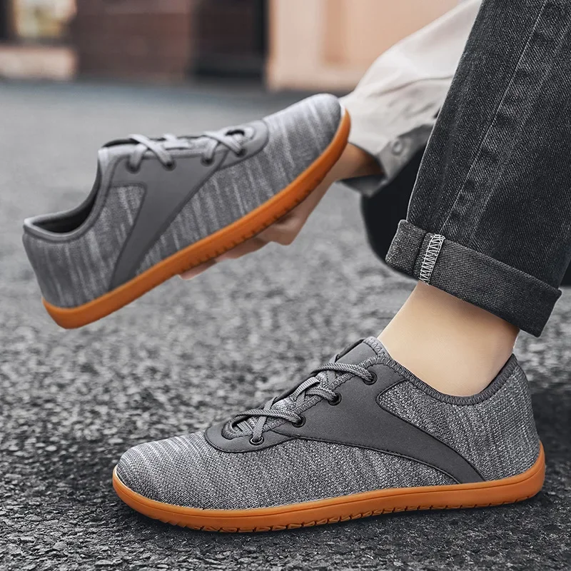 Scarpe Casual a piedi nudi scarpe da ginnastica Unisex a punta larga per uomo donna scarpe da corsa leggere traspiranti scarpe sportive da allenamento antiscivolo