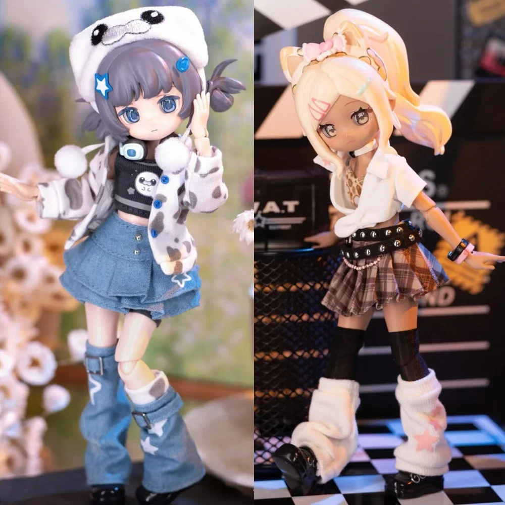 自由請求電子かわいいペット 1/12 BJD ブラインドボックス可動関節フィギュア人形トレンディなおもちゃの装飾品サプライズギフトミステリーボックス