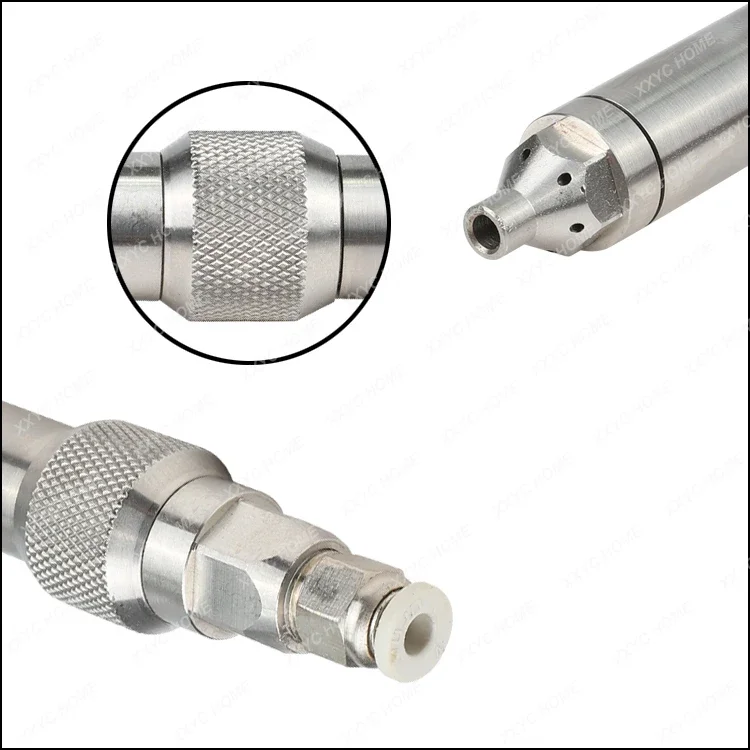 Merican Hexagonal Pneumatic Hammer Handpiece With Accessories, Engraving Tools Diamond Point