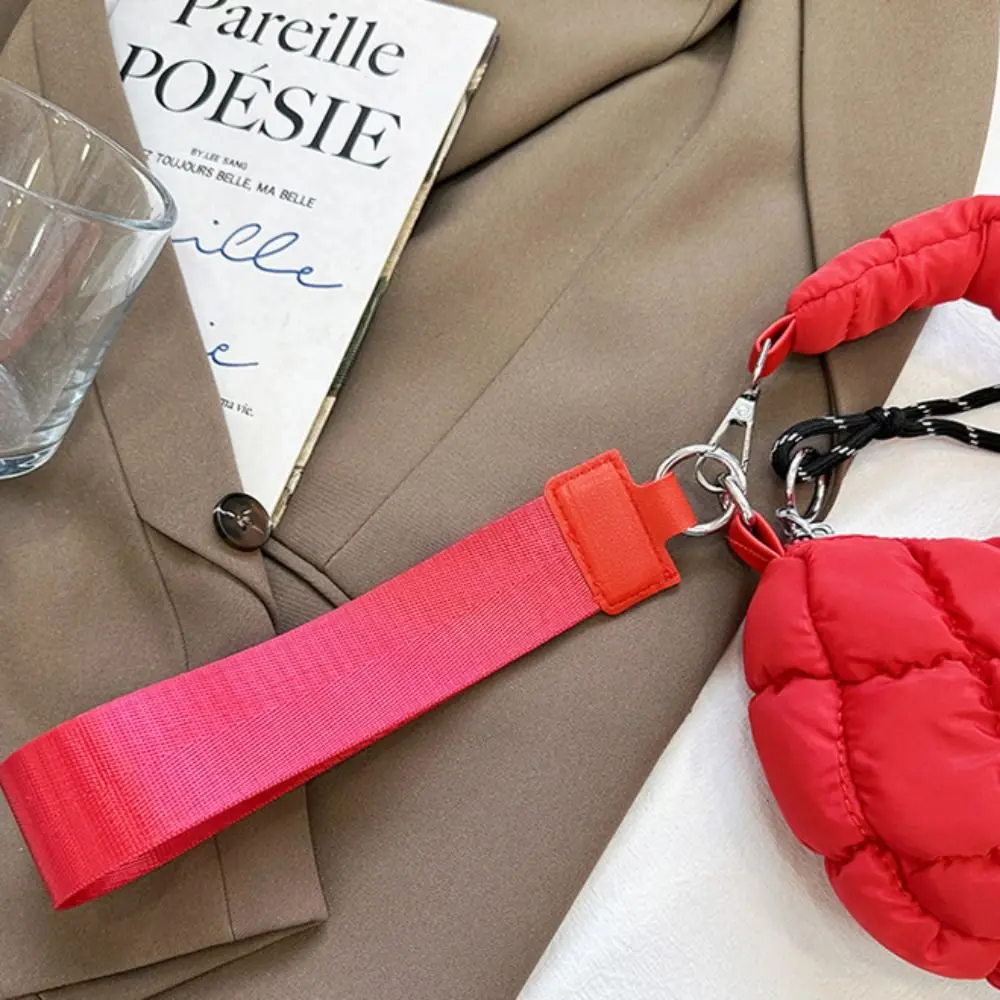 Fashion Solid Color Cloud Pleated Coin Purse Quilted Korean Style Small Wallet Mini Handbag Bag Pendant Travel