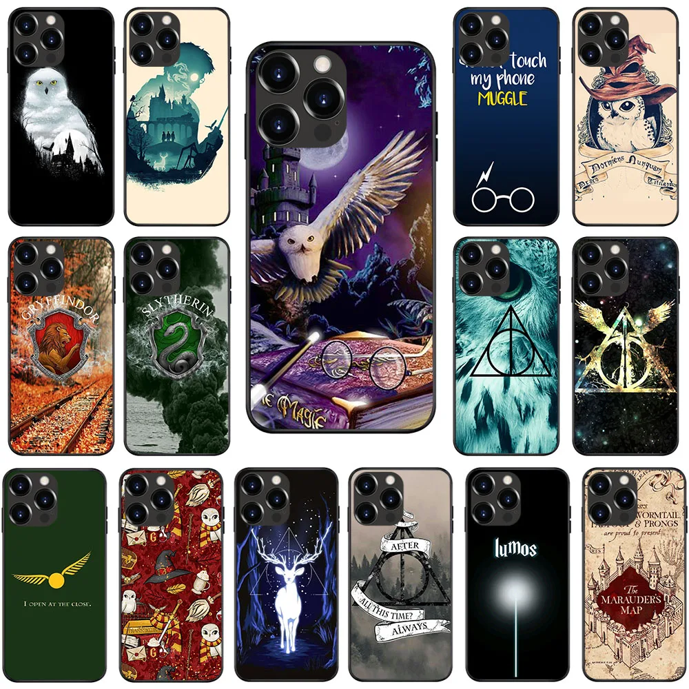 Soft Case For iPhone 15 14 13 11 SE(2015) 6 6S 7 8 X(XS) XR Pro Max Plus US-3 Art Potters Wand