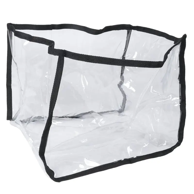 Customer Favorite Toaster Oven Dust Cover Kitchen Appliance Cover Transparent Breakfast Machine Toaster Cover Foldable Dust Cove