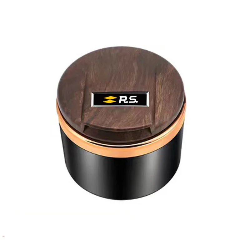 Car LED Ashtray Garbage Coin Storage Cup Container Car Supplie for RS Line Sandero Scenic Megane KoleoS car Accessories