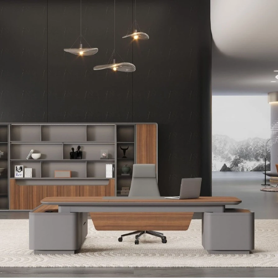 

DSA light luxury minimalist modern high-end desk president boss table minimalist atmosphere