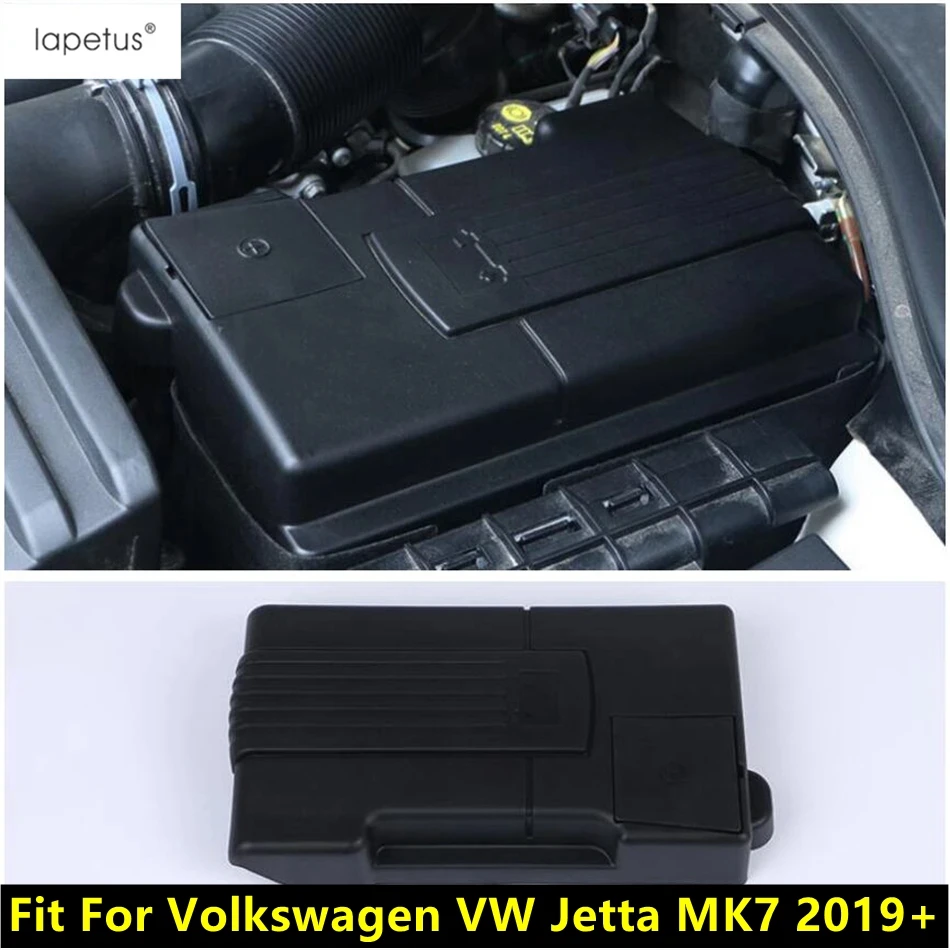 

Car Electrode Engine Battery Positive Negative Anode Dustproof Cover Protect Accessories For Volkswagen VW Jetta MK7 2019 - 2021