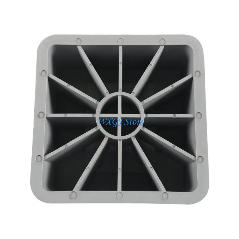 

37JE Anti Skid Jacks Support Blocks Thick Rubber Leveling Pads Rubber Leveling for Secure Vehicle Stabilization
