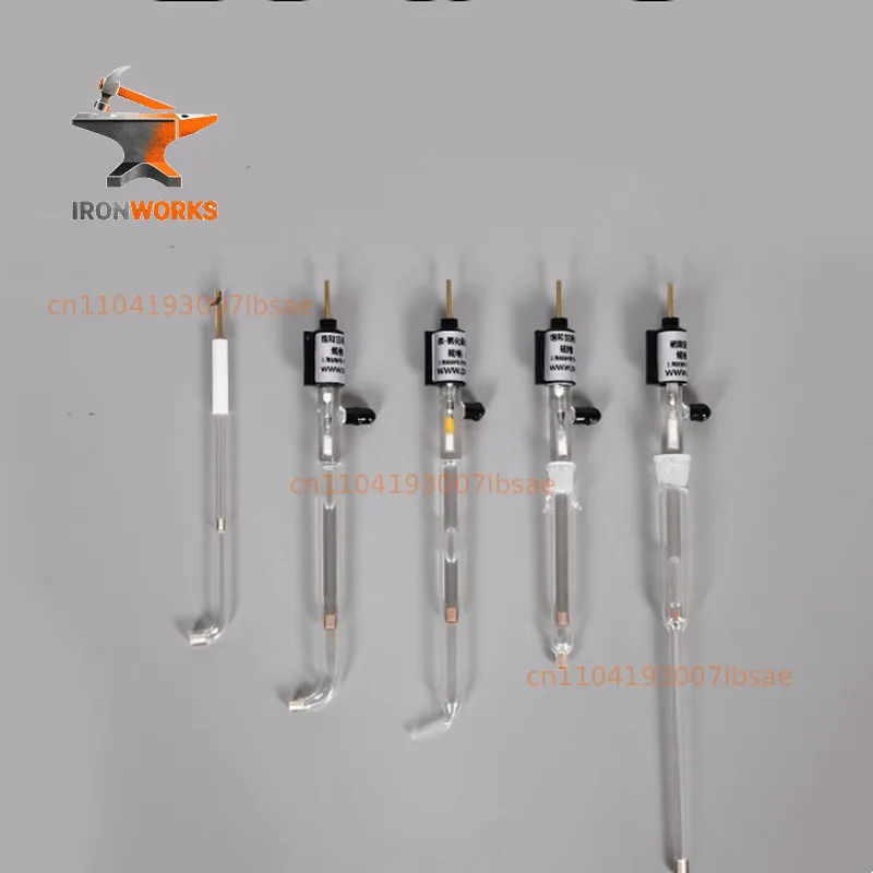 L-type   capillary. Ceramic core salt bridge. Use of electrochemical reference electrodes.