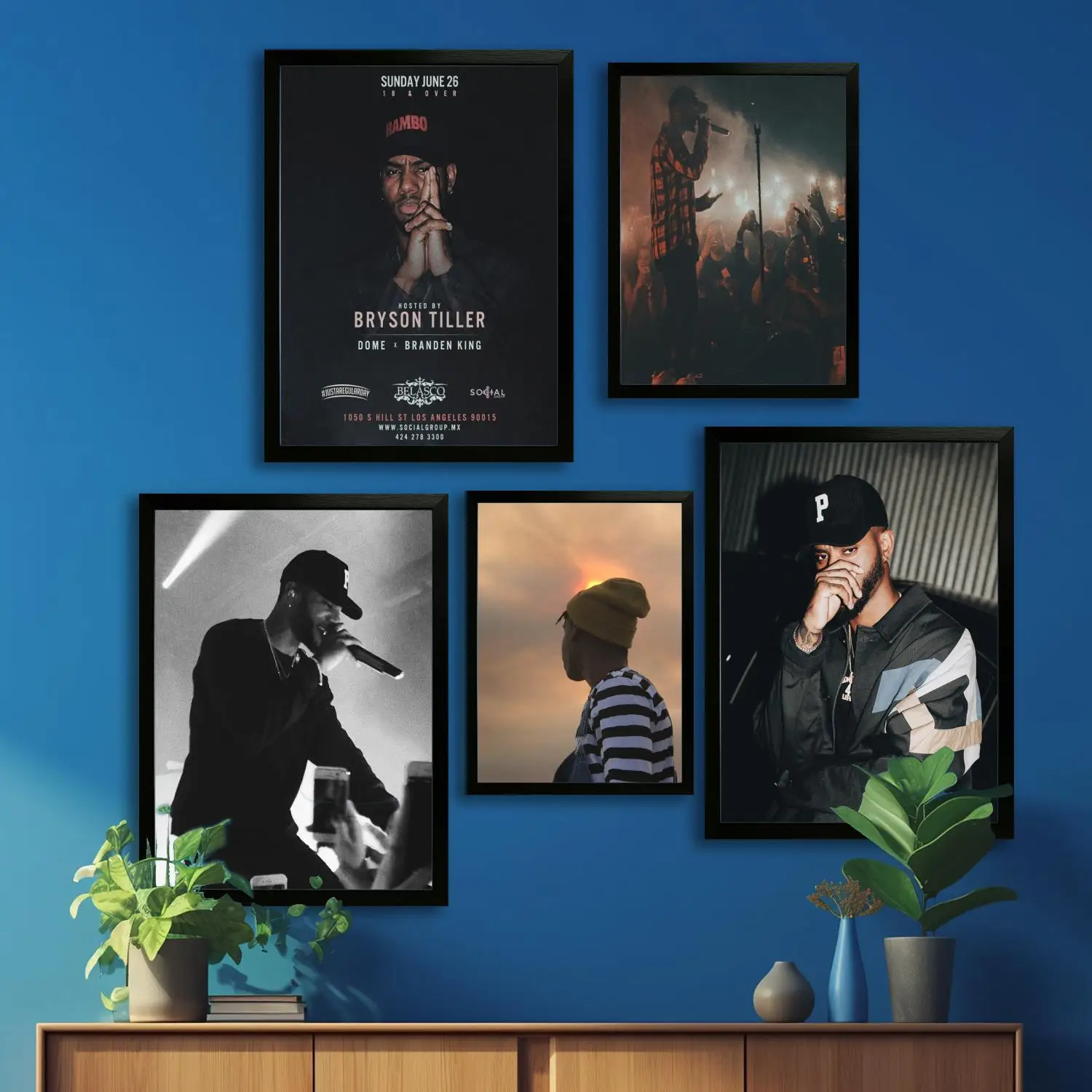 bryson tiller Canvas Art Poster and Wall Art, Picture Print, Modern Family, Bedroom Decor, Posters,Decorative painting