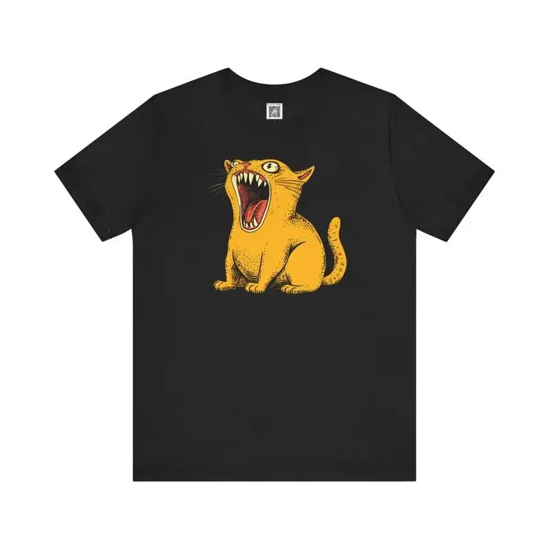 Screaming Cat T Shirt