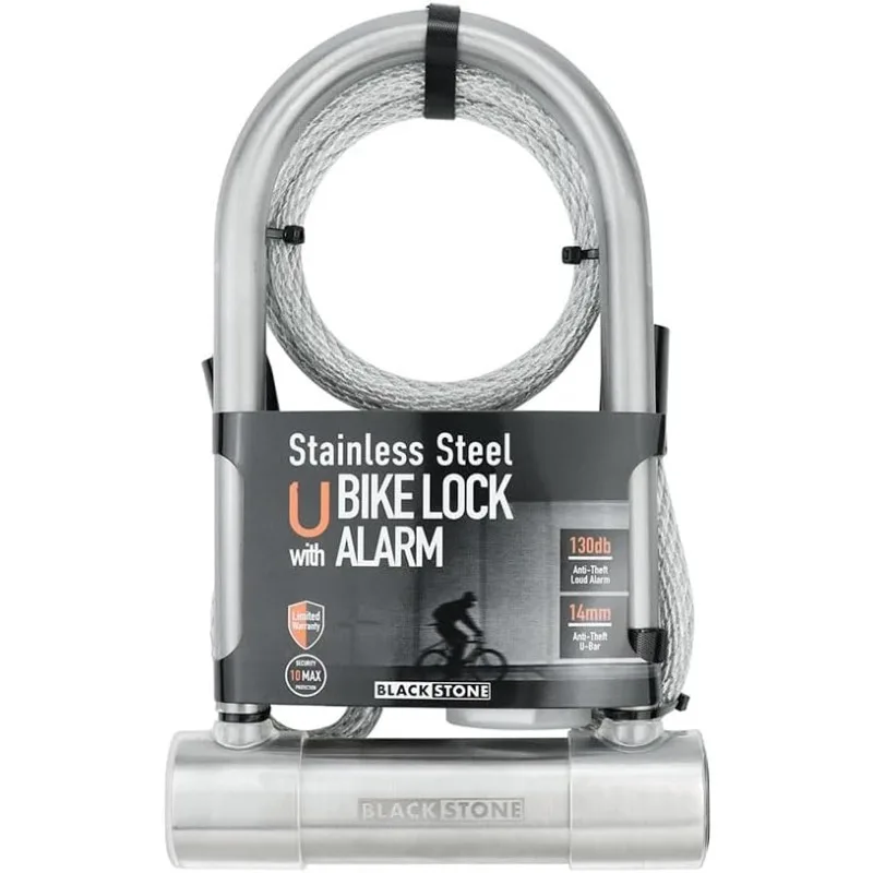 

Anti Theft Loud 130db Alarm Heavy Duty Bike Lock Weather Proof Multi Purpose