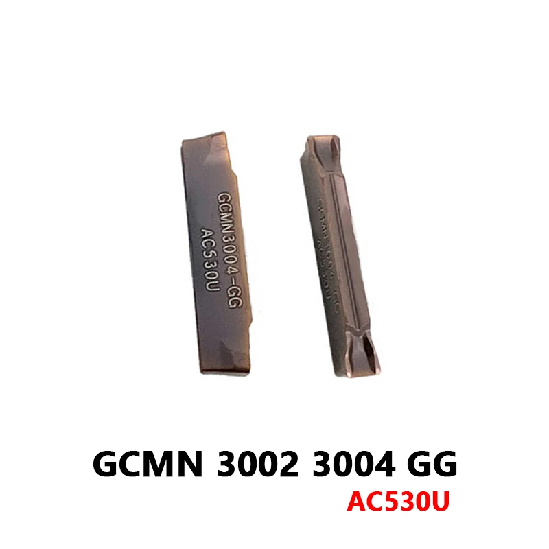 GCMN3004 gcmmn GCMN3002 GG AC530U inserti per scanalatura CNC inserti in metallo duro originali lavorazione macchina da taglio per tornio in acciaio