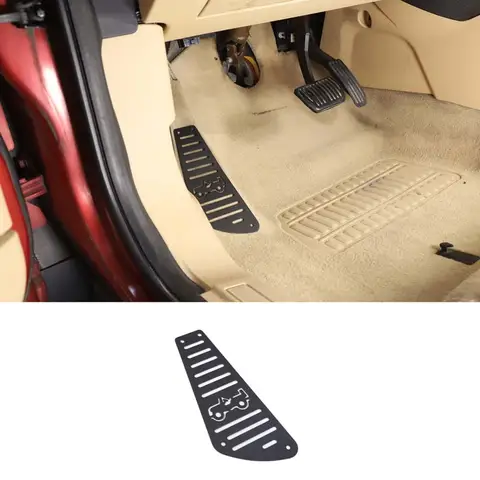 자동차 개조 알루미늄 합금 발 받침대 페달 패드 커버 스티커, 랜드로버 프리랜더 2 2007-2012 용, 자동차 액세서리