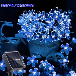 Solar Garten Lichter im Freien Solar Blume Lichterketten Solar Outdoor Lichter wasserdichte Blumen Lichter Garten Dekoration im Freien