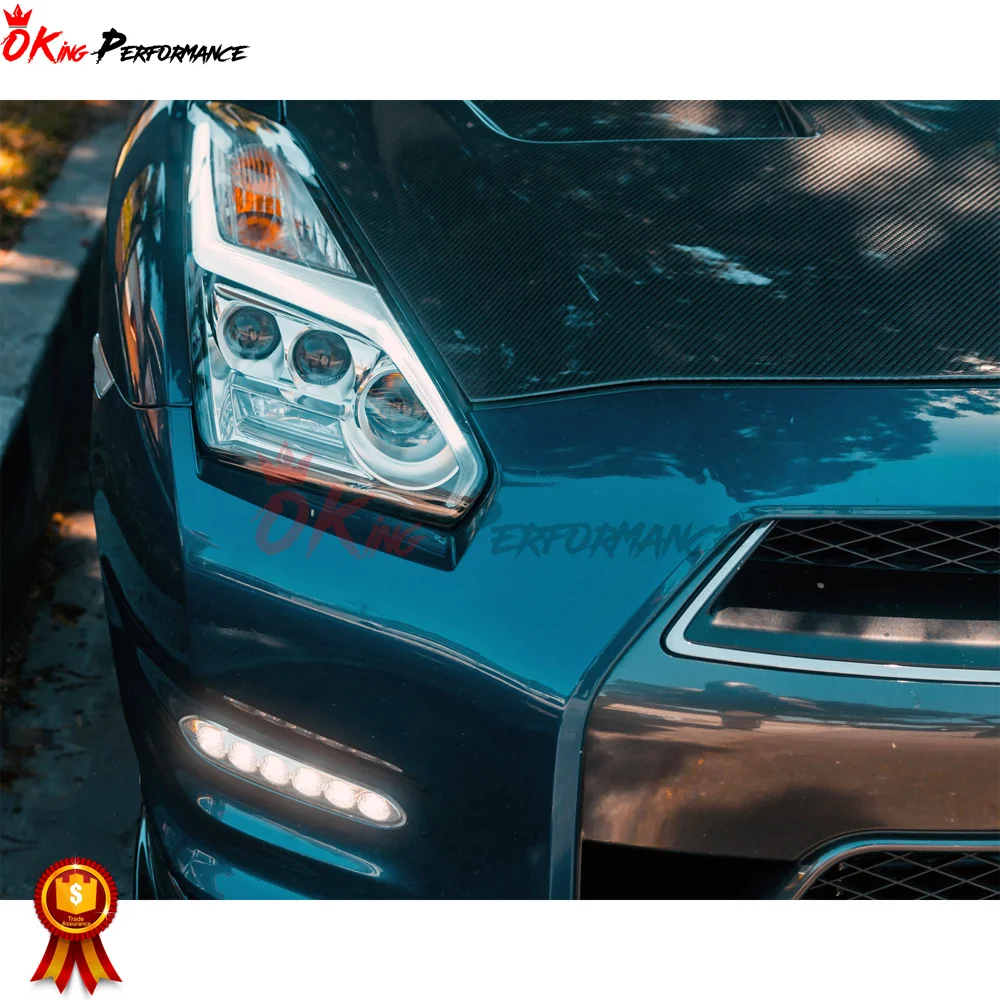 2012-2016 닛산 GTR R35 데일리 라이트용 러닝 라이트 앞 범퍼 LED