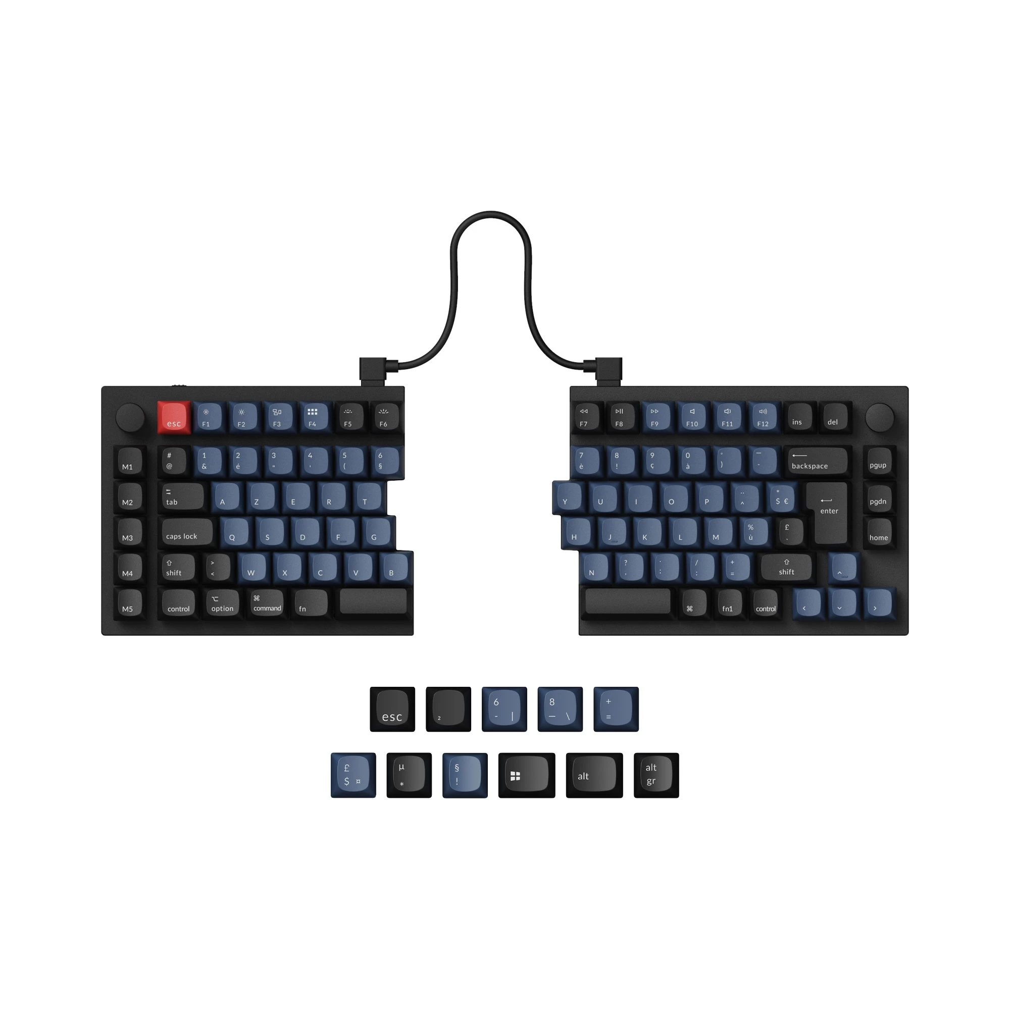 Keychron Q11 UK ISO配列 Keychron Q11 QMK ISO Layout Collection Knob Split Design Custom