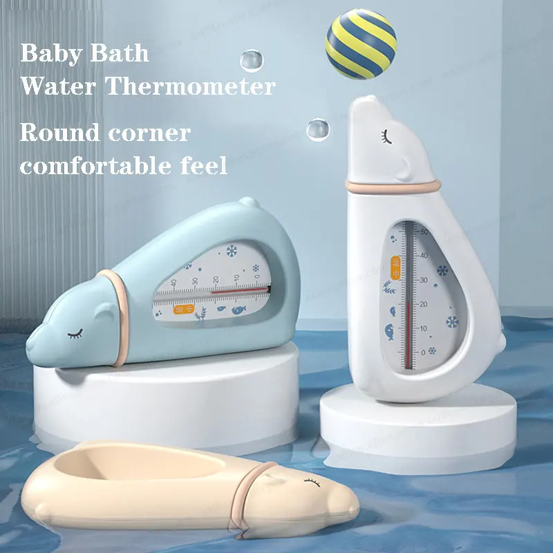 Baby Bath Thermometer for Newborn Small Bear Fish Dolphin Duck Water Temperature Meter Bath Baby Bath Toys Thermometer Bath 1pc