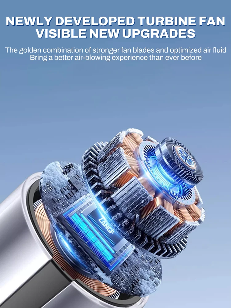 

Mini Handheld Fan Turbine 2025 Electric Fan Portable Turbo Fan Rechargeable Cooling Handheld Desktop Air Conditioner for Camping